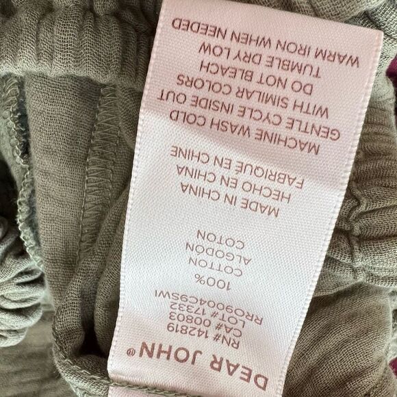 Dear John Imani Strap Jumpsuit Sweet Olive Size L - Picture 8 of 9